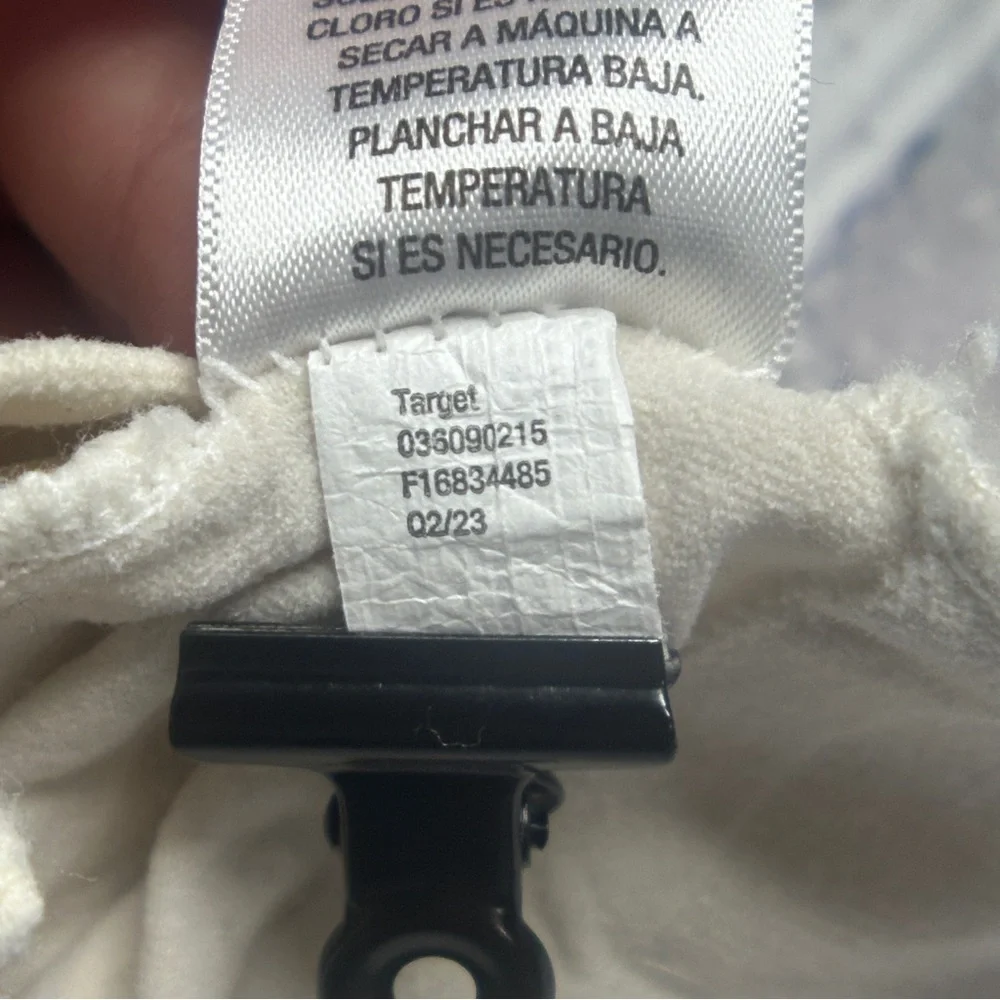 EUC Target Cream and Gray Sparklie Kids Tights Size 12-14